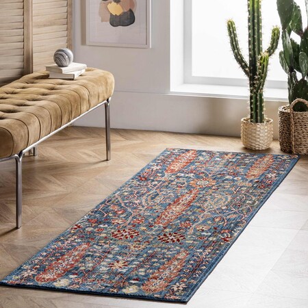 Nuloom Dasilva Tribal Fringe Area Rug 2ft 6in x 8ft KHTR03B-2608